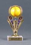 This is a image of a new linticular trophy top for softball